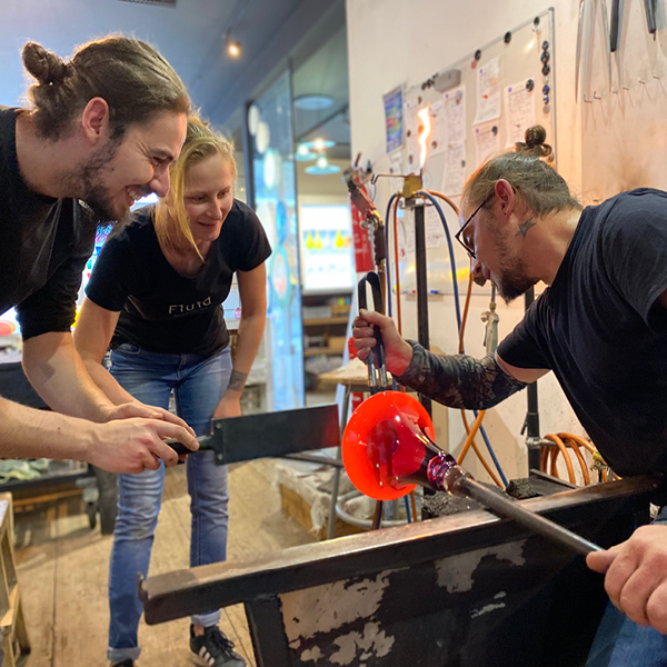 Fluïd, l'atelier de souffleurs de verre à Belle-Île-en-Mer